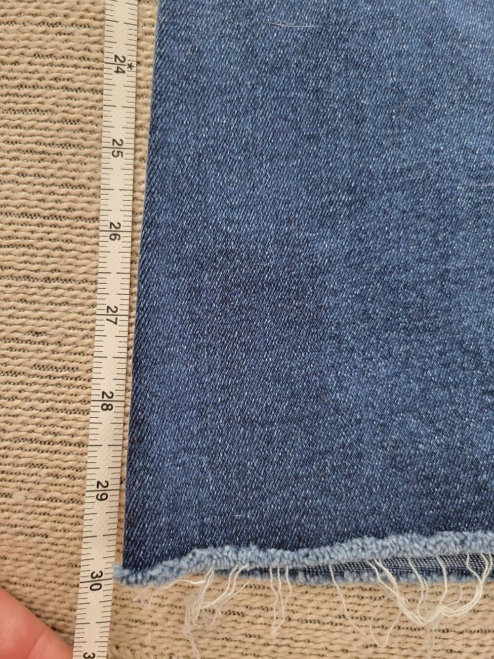 Mother The Lil Doozy Fray Jeans 30 Petite Scorchin Hot Mid Rise Flare leg denim - Picture 13 of 13